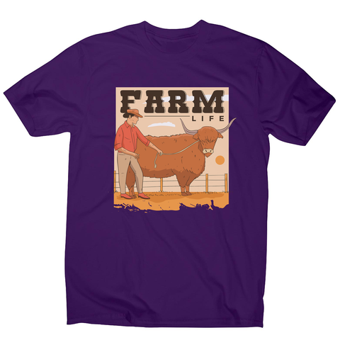 Farm life quote men's t-shirt - Graphic Gear