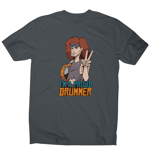 Proud drummer men's t-shirt - Graphic Gear