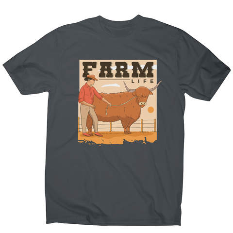 Farm life quote men's t-shirt - Graphic Gear