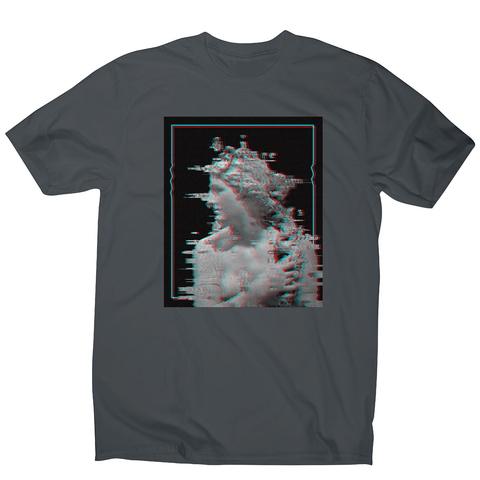Glitch statue men's t-shirt - Graphic Gear