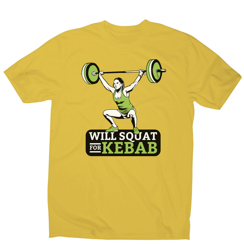 Squat for kebab men's t-shirt - Graphic Gear