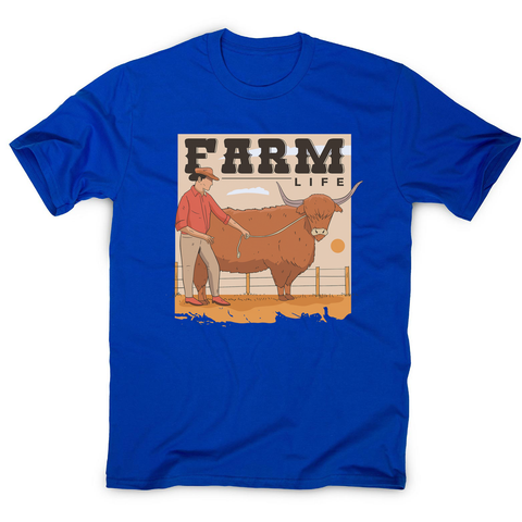 Farm life quote men's t-shirt - Graphic Gear