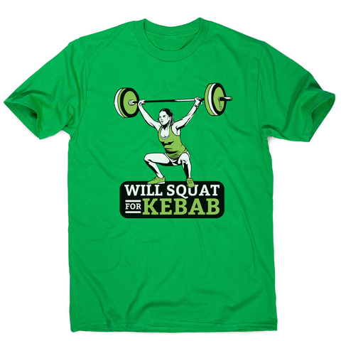 Squat for kebab men's t-shirt - Graphic Gear