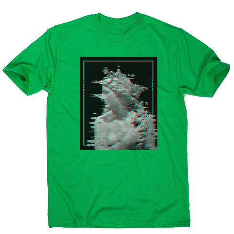 Glitch statue men's t-shirt - Graphic Gear