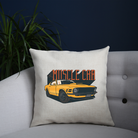 Muscle car cushion cover pillowcase linen home decor - Graphic Gear
