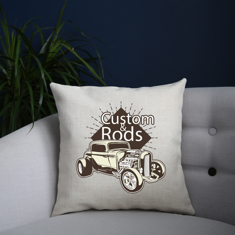 Hot rod custom quote cushion cover pillowcase linen home decor - Graphic Gear