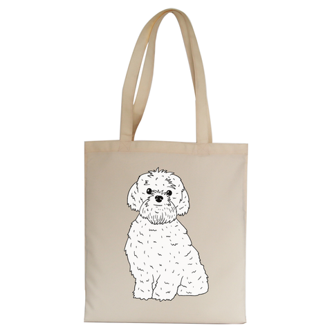 Bolonka zwetna dog tote bag canvas shopping - Graphic Gear