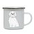 Bolonka zwetna dog enamel camping mug outdoor cup colors - Graphic Gear