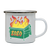 Dumpster fire enamel camping mug outdoor cup colors - Graphic Gear