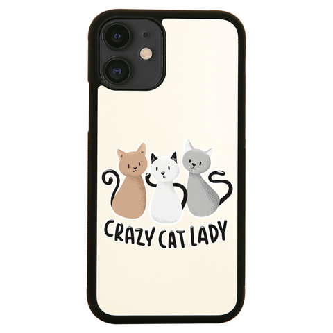 Crazy cat lady iPhone case cover 11 11Pro Max XS XR X - Graphic Gear