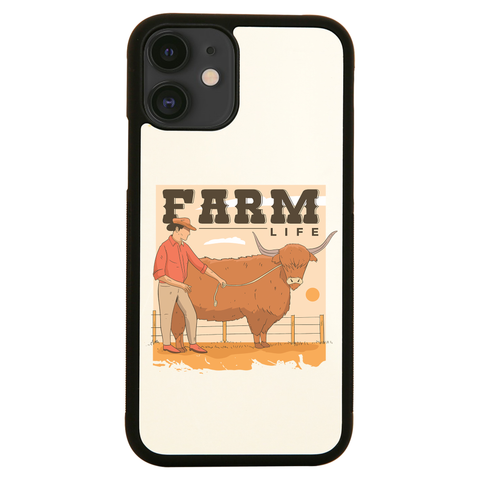 Farm life quote iPhone case cover 11 11Pro Max XS XR X - Graphic Gear