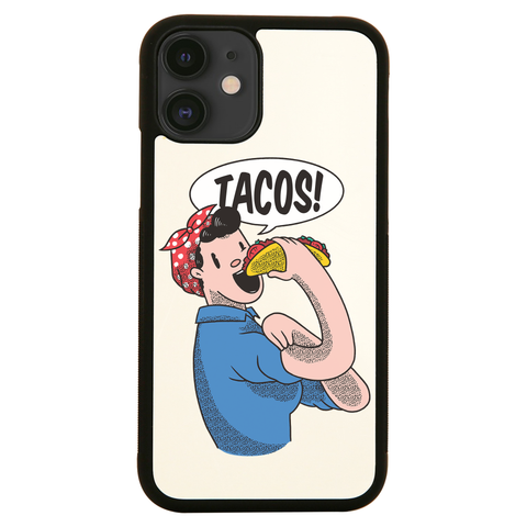 Tacos riverter girl iPhone case cover 11 11Pro Max XS XR X - Graphic Gear