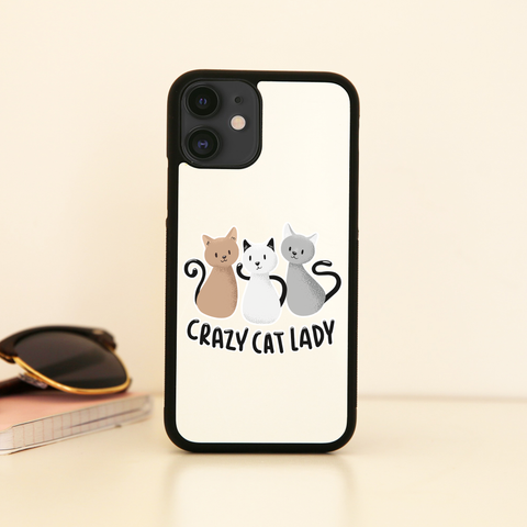 Crazy cat lady iPhone case cover 11 11Pro Max XS XR X - Graphic Gear