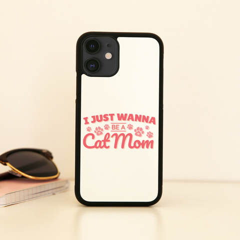 Cat mom quote iPhone case cover 11 11Pro Max XS XR X - Graphic Gear