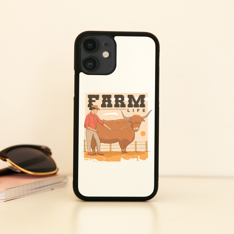 Farm life quote iPhone case cover 11 11Pro Max XS XR X - Graphic Gear