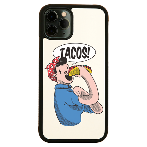 Tacos riverter girl iPhone case cover 11 11Pro Max XS XR X - Graphic Gear