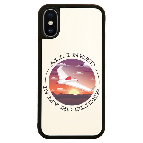 Rc glider iPhone case cover 11 11Pro Max XS XR X - Graphic Gear