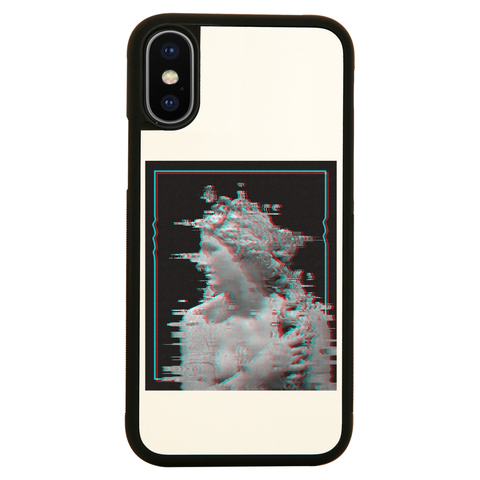 Glitch statue iPhone case cover 11 11Pro Max XS XR X - Graphic Gear