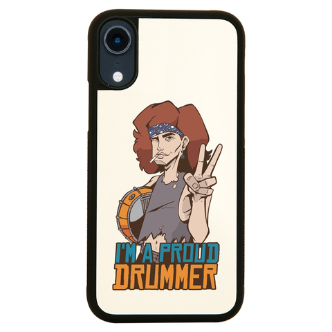 Proud drummer iPhone case cover 11 11Pro Max XS XR X - Graphic Gear