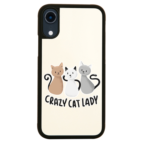 Crazy cat lady iPhone case cover 11 11Pro Max XS XR X - Graphic Gear