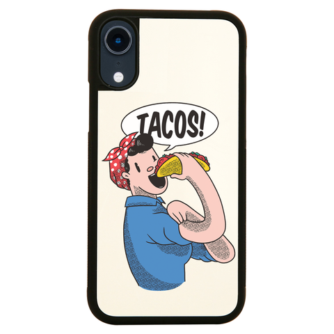 Tacos riverter girl iPhone case cover 11 11Pro Max XS XR X - Graphic Gear
