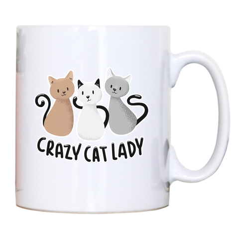 Crazy cat lady mug coffee tea cup - Graphic Gear