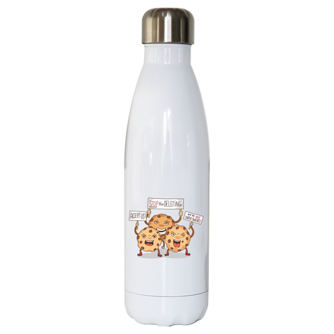 Cookies protest water bottle stainless steel reusable - Graphic Gear