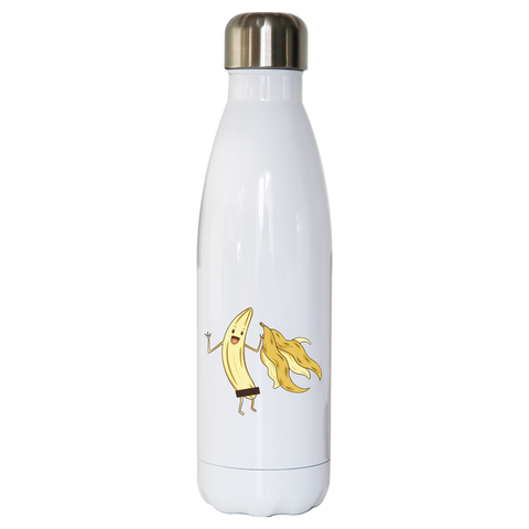 Naked banana water bottle stainless steel reusable - Graphic Gear