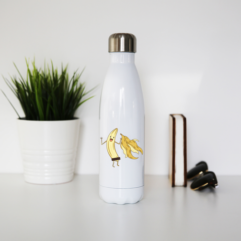 Naked banana water bottle stainless steel reusable - Graphic Gear