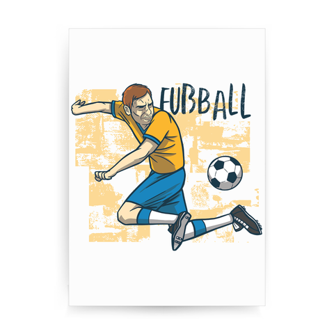 Soccer German print poster wall art decor - Graphic Gear