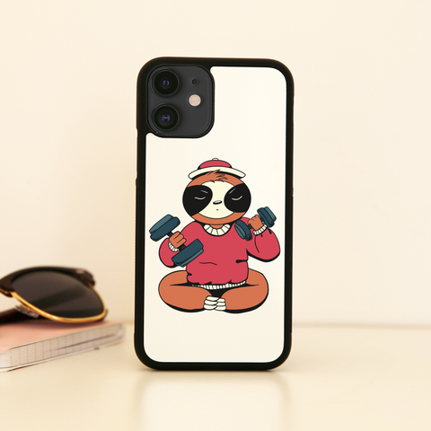 Sloth exercise iPhone case cover 11 11Pro Max XS XR X - Graphic Gear