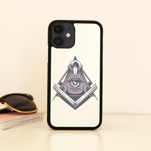 Freemasonry symbol iPhone case cover 11 11Pro Max XS XR X - Graphic Gear