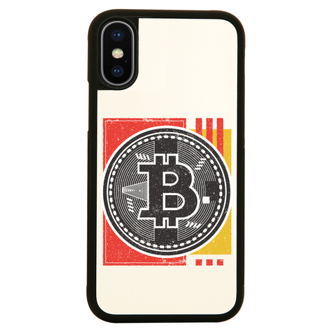 Bitcoin abstract iPhone case cover 11 11Pro Max XS XR X - Graphic Gear