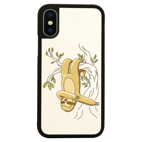 Hanging sloth iPhone case cover 11 11Pro Max XS XR X - Graphic Gear