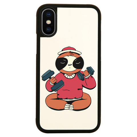 Sloth exercise iPhone case cover 11 11Pro Max XS XR X - Graphic Gear