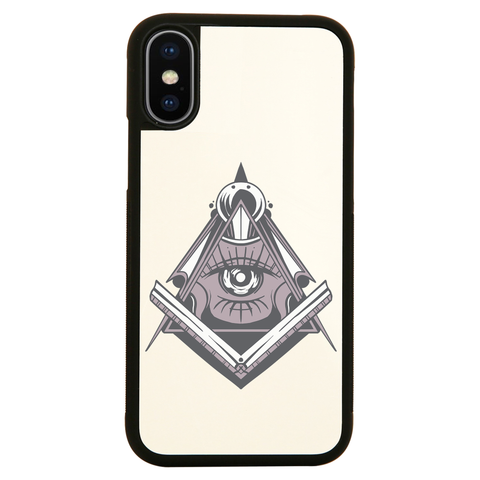 Freemasonry symbol iPhone case cover 11 11Pro Max XS XR X - Graphic Gear