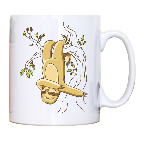 Hanging sloth mug coffee tea cup - Graphic Gear