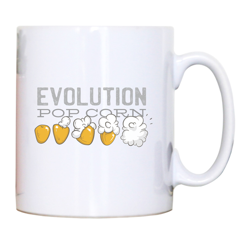Pop corn evolution mug coffee tea cup - Graphic Gear