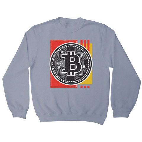 Bitcoin abstract sweatshirt - Graphic Gear