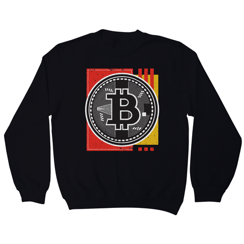 Bitcoin abstract sweatshirt - Graphic Gear