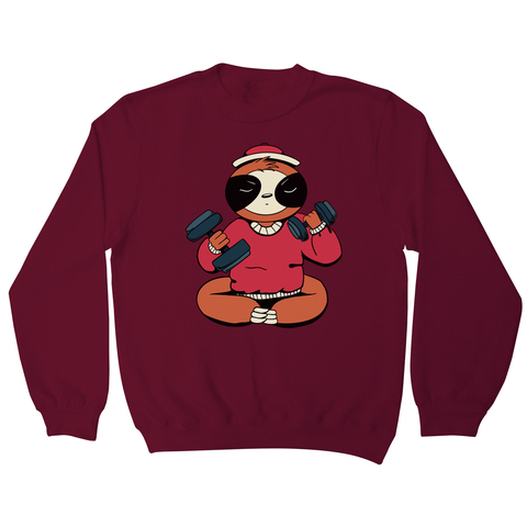 Sloth exercise sweatshirt - Graphic Gear