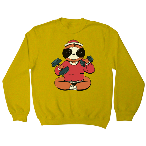 Sloth exercise sweatshirt - Graphic Gear