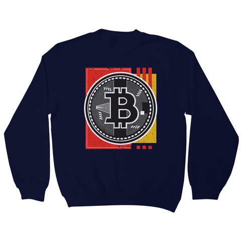 Bitcoin abstract sweatshirt - Graphic Gear