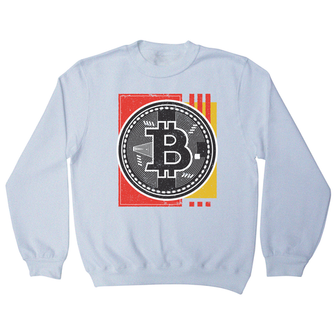 Bitcoin abstract sweatshirt - Graphic Gear