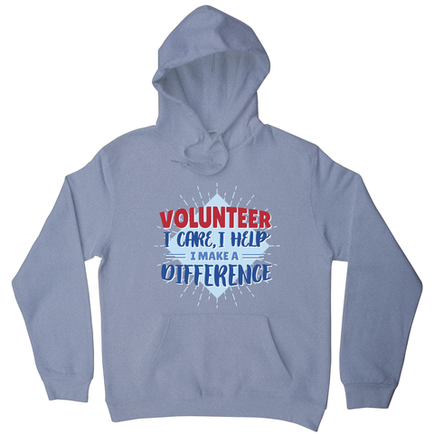 Volunteer lettering hoodie - Graphic Gear