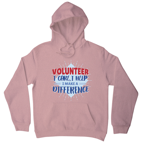 Volunteer lettering hoodie - Graphic Gear