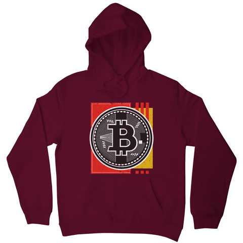 Bitcoin abstract hoodie - Graphic Gear
