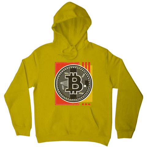 Bitcoin abstract hoodie - Graphic Gear