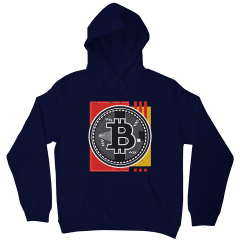 Bitcoin abstract hoodie - Graphic Gear