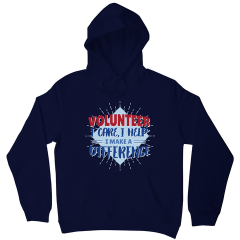 Volunteer lettering hoodie - Graphic Gear